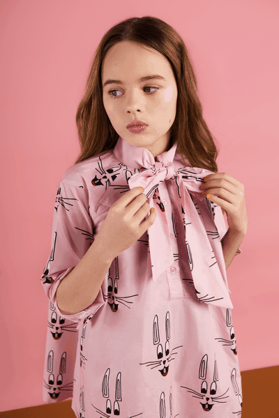 Pink Bunny Bow Dress