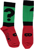Question Mark Hero Ankle Socks, Mint Green & Red – Kindersocken von Beau Loves