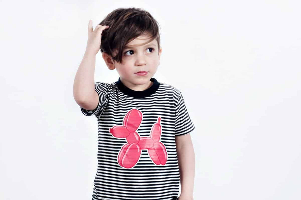 Balloon Dog Striped T-shirt