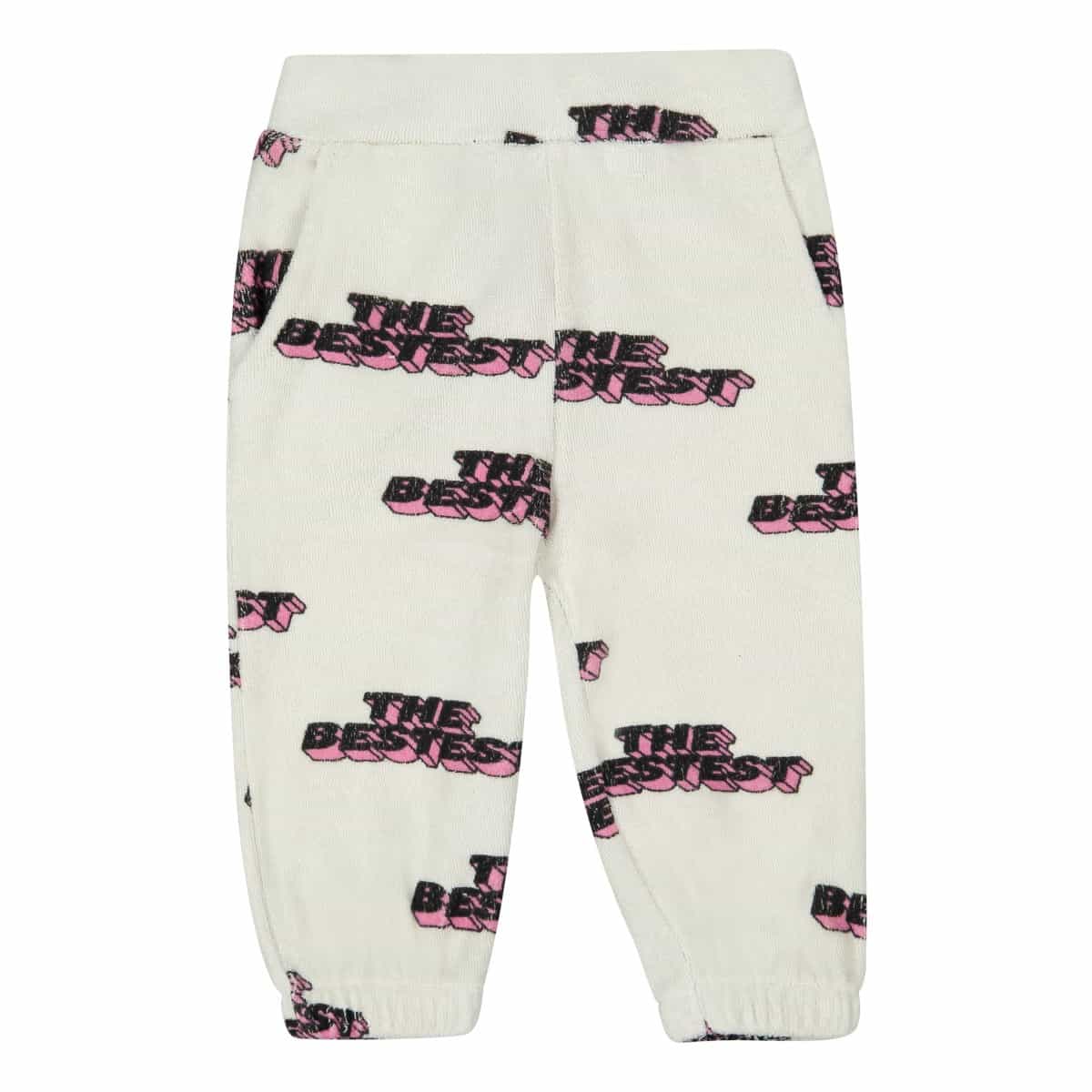 Terry 80's Sweat Pants- Green Hearts