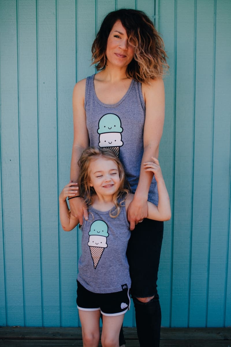 Kawaii Ice Cream Tank Top Adult Unisex