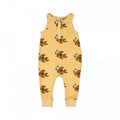 Yellow Fish Long Terry Romper
